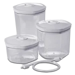 PreserVac VacTite H-BoxX | Hexa Vacuum Canisters | Set of 3